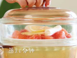 5、8m+自制鱼肉松(宝宝辅食),上锅蒸20分钟~