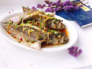 17、清蒸鲈鱼,清蒸鲈鱼完成！