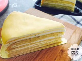 16、榴莲千层,切小块超平整