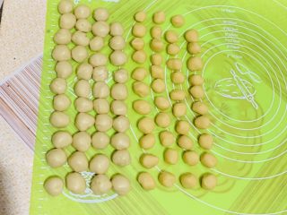 33、零失败老婆饼,揉成小球摆一旁。