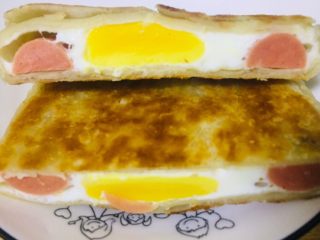 15、蛋烧火腿块,切块