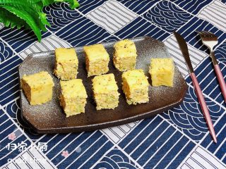 22、西兰花玉米鸡肉糕（芝士焗烤版）,再来一张成品图。