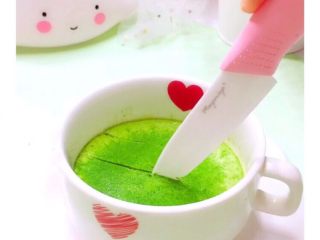 8、8+补铁双色蛋羹,10分钟后出锅切小块