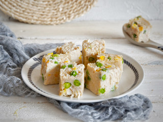 20、多彩莲藕鸡肉糕,成品图~