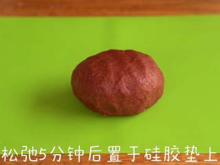 5、自制【玫瑰饼干】甜在心头,面团静置5分钟