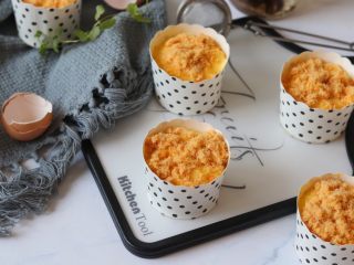 12、肉松蒸蛋糕,成品图