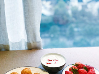 12、炸麻团,摆盘.....