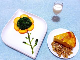 9、向阳花开,美味的早餐一定要有漂亮的花朵来陪衬噢