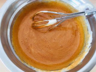 14、枸杞蛋糕,搅拌均匀。