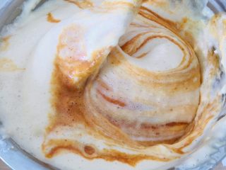 16、枸杞蛋糕,翻拌混合。