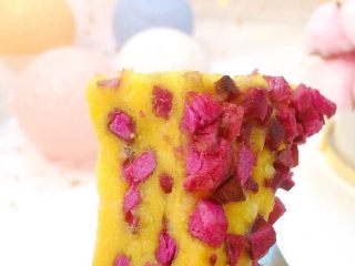 9、10+米粉紫薯蒸糕,大功告成啦