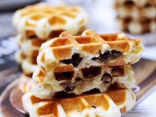 16、蜜豆酸奶华夫饼,闺蜜喜欢的不得了，说太好吃了。