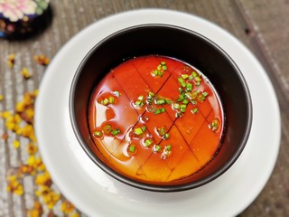 17、蒸水蛋,是不是很漂亮呢？