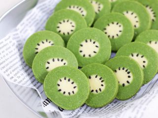 16、猕猴桃造型饼干,成品图。