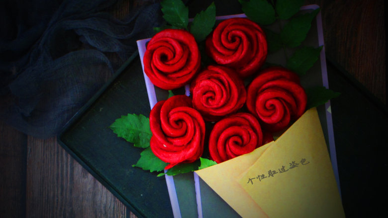 十味玫瑰花馒头