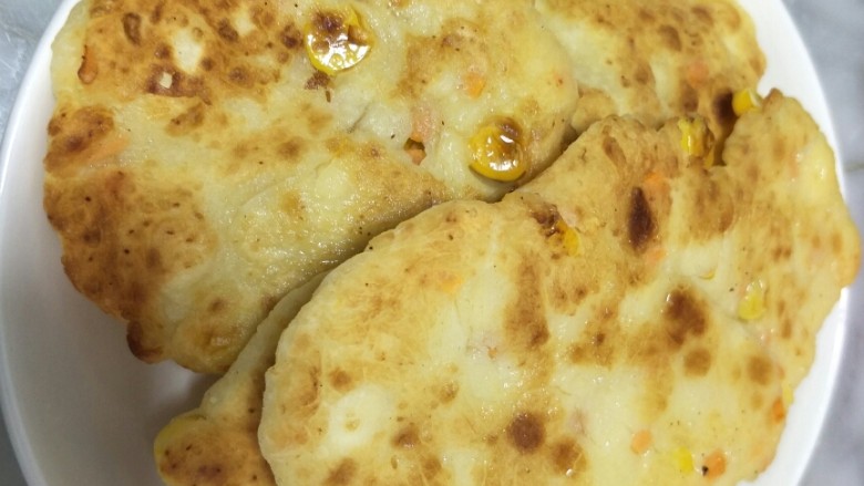 鸡蛋玉米胡萝卜煎饼