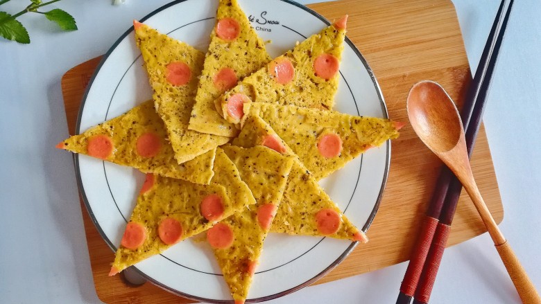 春季补钙食谱虾皮火腿饼