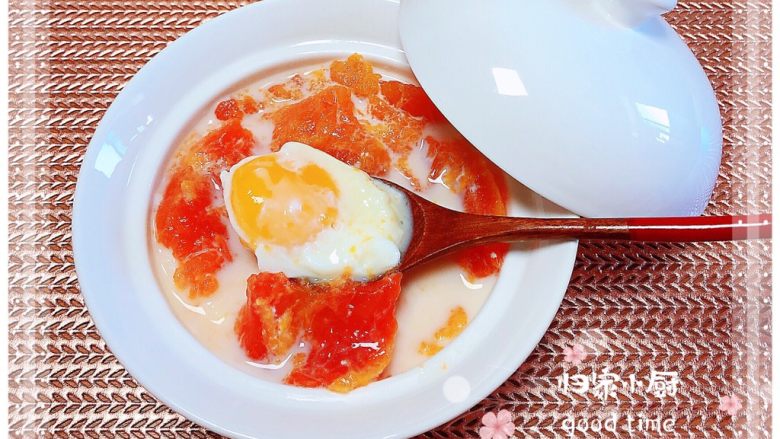 蒸木瓜溏心蛋美颜丰胸