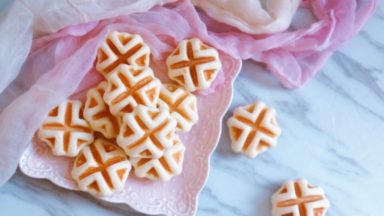 宝宝辅食之原味芝士夹心华夫饼酵母版