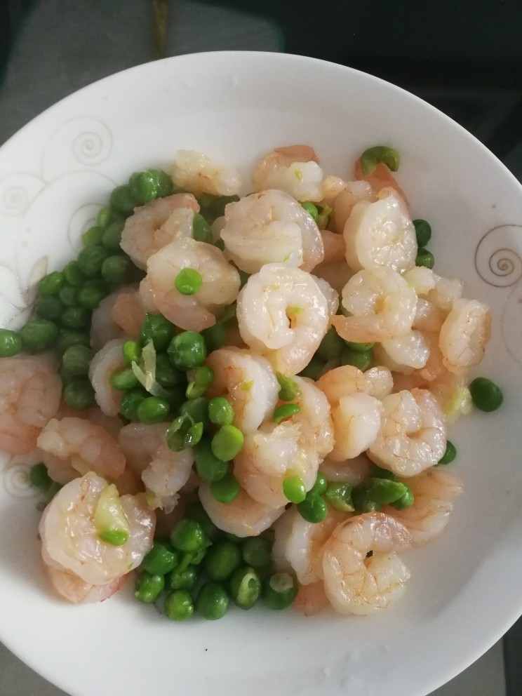 豌豆炒虾仁