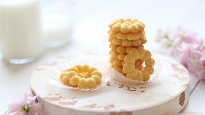 醇香酥脆的曲奇饼干曲奇枪版冬日温暖小零食