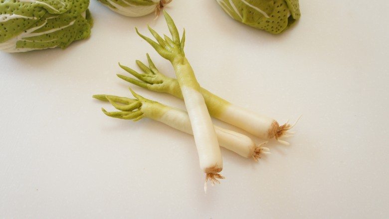 造型馒头——大葱卷