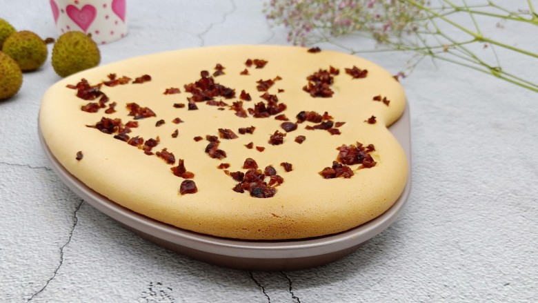 蔓越莓戚风蛋糕酸甜绵柔