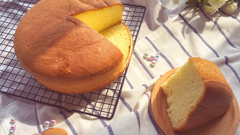 宝宝辅食12M8寸戚风蛋糕