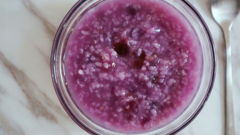 宝宝辅食之紫薯粥