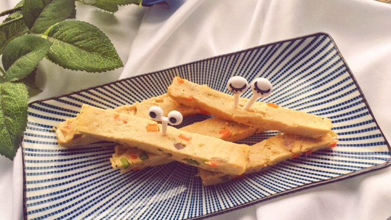 宝宝辅食10M豆腐蔬菜条