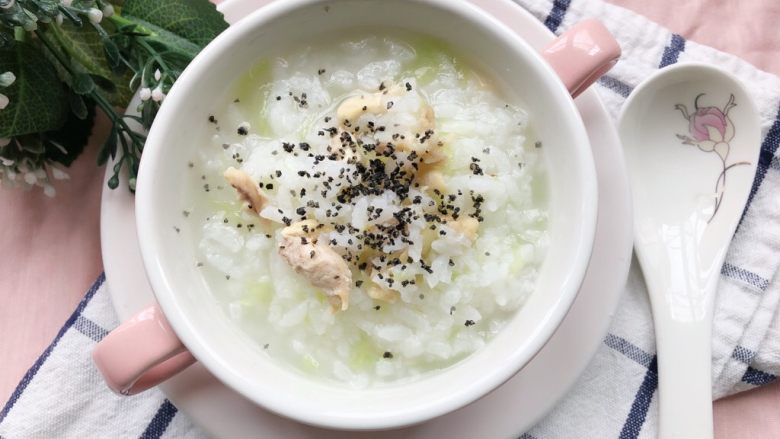 辅食计划青瓜鸡肉粥