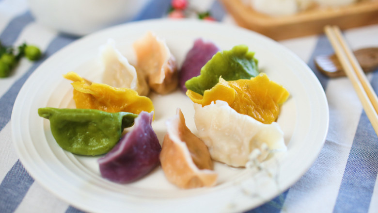 12m彩色饺子宝宝辅食