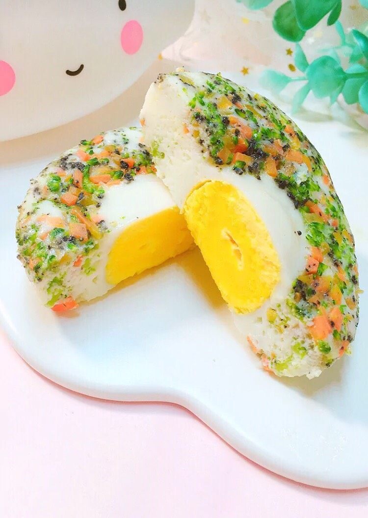 10蔬菜蒸蛋