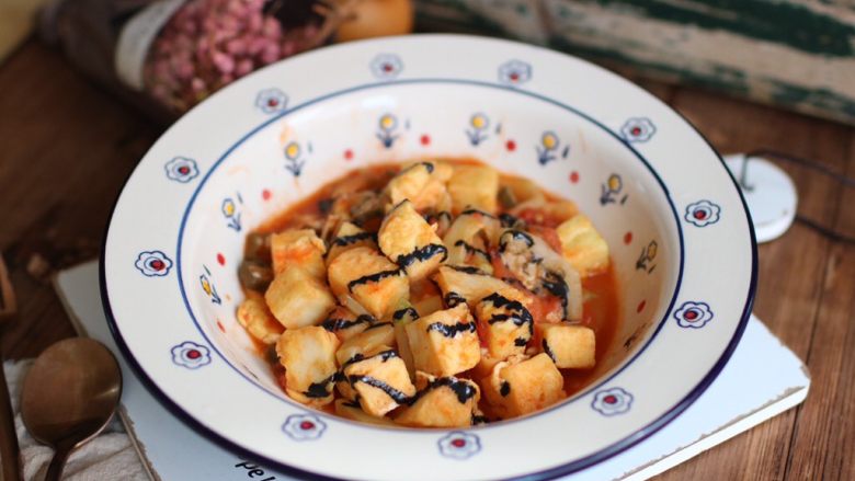 西红柿杂蔬炒馒头