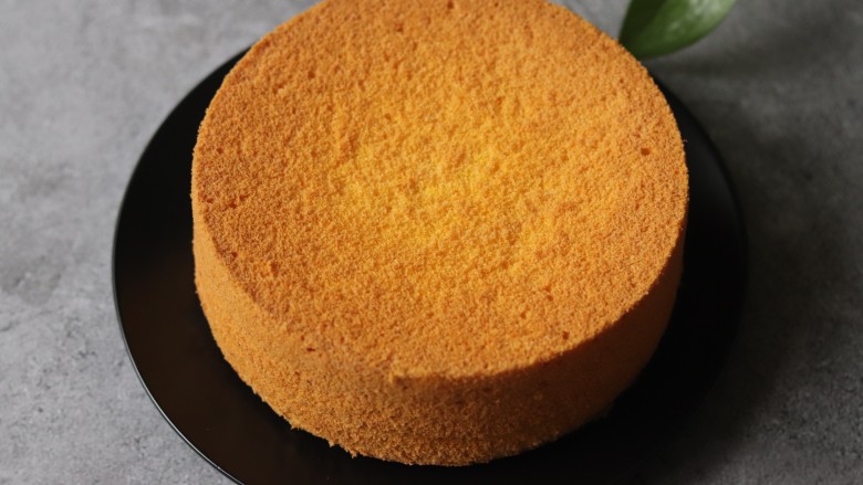 南瓜戚风蛋糕六寸