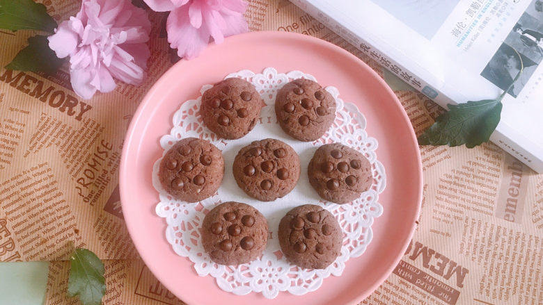 巧克力豆软曲奇饼干