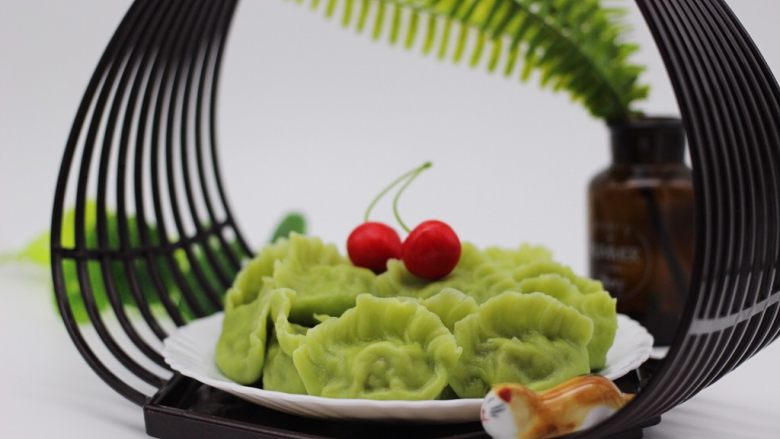 磷虾香椿翠玉饺子宝宝辅食