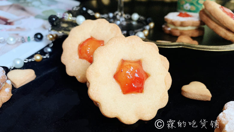 冬至美食奶酪夹心饼干