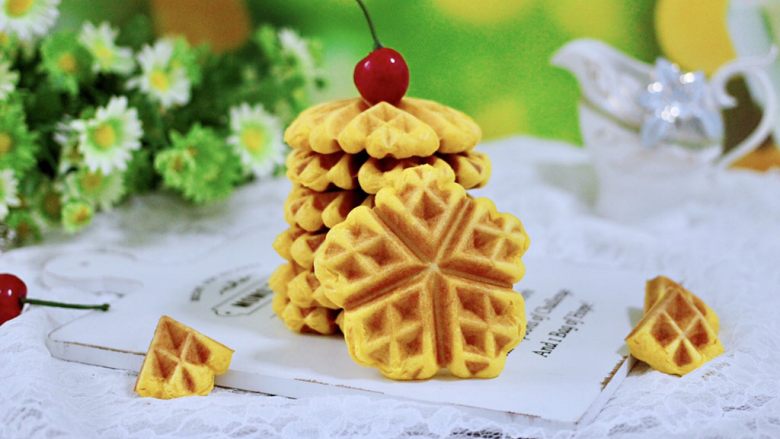 南瓜酸奶华夫饼