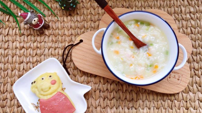 宝宝辅食鲜虾疙瘩汤