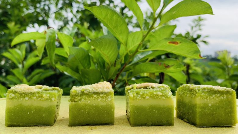 天意弄人永不放弃菠菜布丁蛋糕