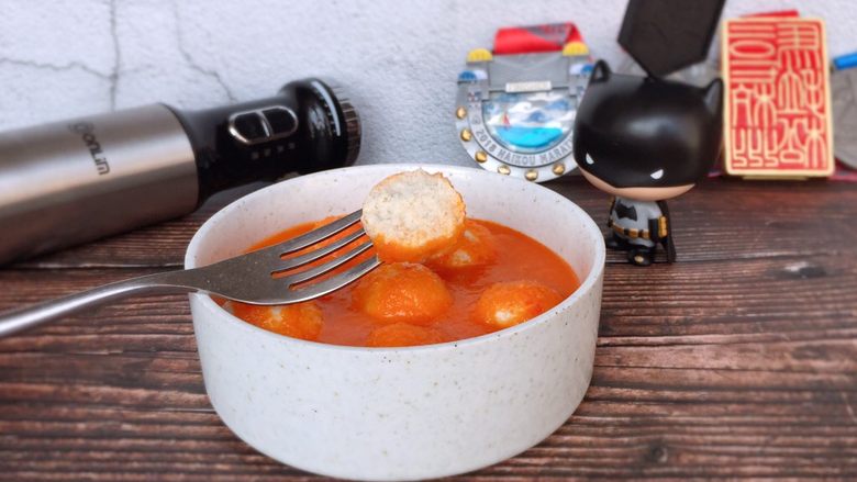 茄汁莲藕鸡肉丸子亲子版辅食