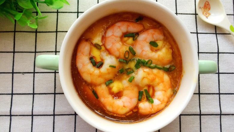 #辅食#虾仁蒸蛋羹