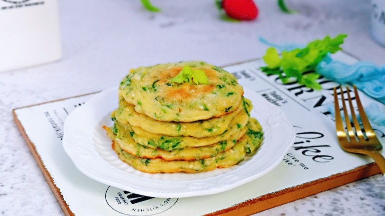 快手早餐蔬菜鸡蛋饼