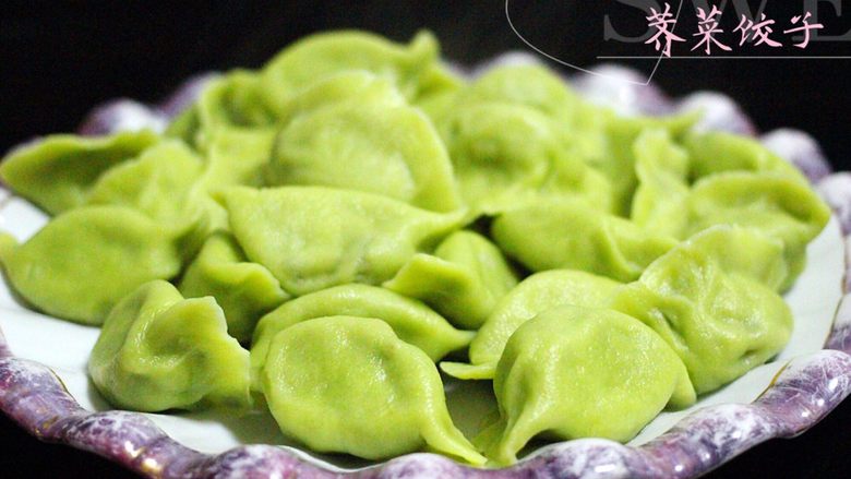 荠菜饺子春意绿