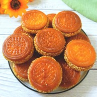 南瓜糯米夹心饼