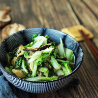 香菇炒青菜