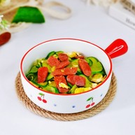 黄瓜炒香肠