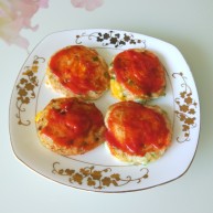 米饭鸡蛋鲜虾饼