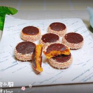 南瓜糯米夹心饼